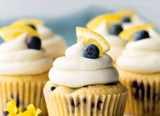 Lemon Blueberry Cupcakes