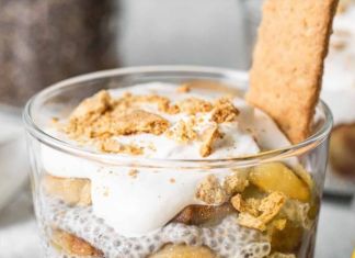 Banana Cream Pie Chia Seed Pudding