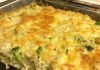 BROCCOLI, RICE, CHEESE, AND CHICKEN CASSEROLE