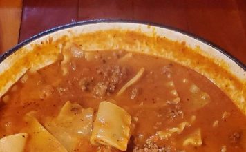 ONE POT LASAGNA SOUP