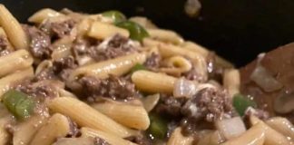 PHILLY CHEESESTEAK PASTA