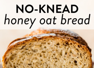 No-Knead Honey Oat Bread