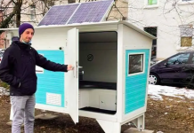 Germany has set up cabins for the homeless to help them cope with the winter