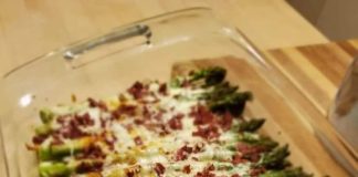 CHEESY ASPARAGUS CASSEROLE