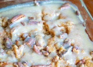 BUTTER PECAN PRALINE POKE CAKE