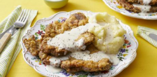 Ladd Lovers This Chicken Fried Steak Served With Mashed Potatoes