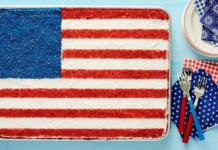 American Flag Cake