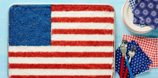 American Flag Cake