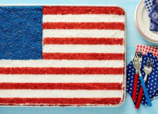 American Flag Cake