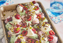 Sheet Pan Ice Cream Sundae