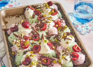 Sheet Pan Ice Cream Sundae