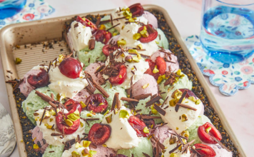 Sheet Pan Ice Cream Sundae