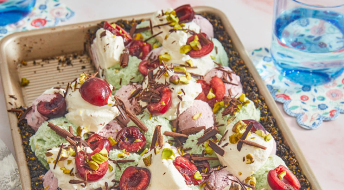 Sheet Pan Ice Cream Sundae