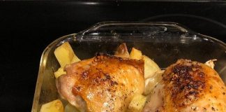 GARLIC ROASTED CHICKEN AND POTATOES
