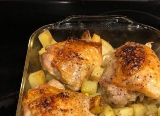 GARLIC ROASTED CHICKEN AND POTATOES