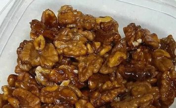 5 MINUTE CARAMEL WALNUTS