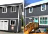 Home Depot prefabricated sheds transformed into magnificent two-story homes