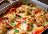 Herbed Chicken and Pepper Casserole.