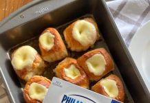 SWEET ROLL CHEESECAKE DANISHES