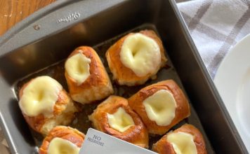 SWEET ROLL CHEESECAKE DANISHES