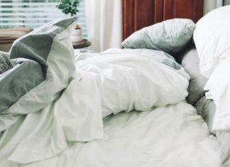 According to laundry experts, you should wash your sheets at least once a week.