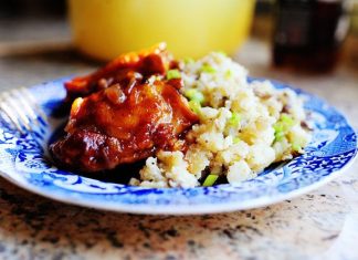 Peach-Whiskey Barbecue Chicken