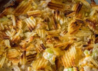 CRISPY CHICKEN SALAD CASSEROLE