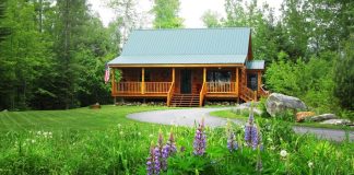 The Woodland Log Cabin kit house is charming and very reasonably priced.