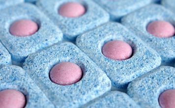 Put 1 dishwasher tab in the shower, why bother trying