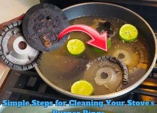Simple Steps for Cleaning Your Stove’s Burner Rings