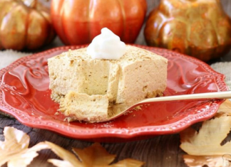 SKINNY PUMPKIN CHEESECAKE