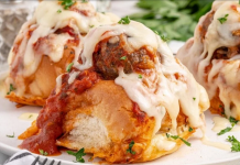 Garlic Bread Meatball Bombs