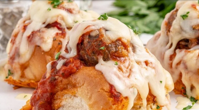 Garlic Bread Meatball Bombs