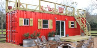 Texas Man Builds Charming Tiny Home Out Of A Shipping Container
