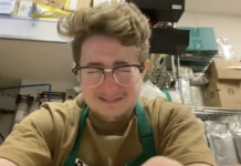 Starbucks Employee Breaks Down Crying After Being Scheduled To Work 8 Hours