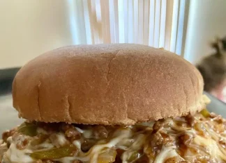 Philly Cheese Steak-Inspired Gourmet Burgers