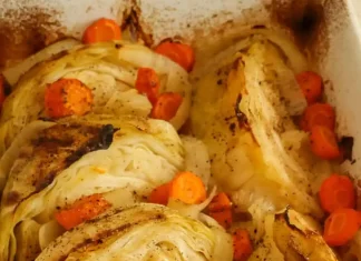 BRAISED CABBAGE: A Tangy Oven Delight