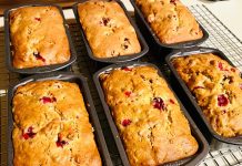 Cream Cheese Cranberry Loaf