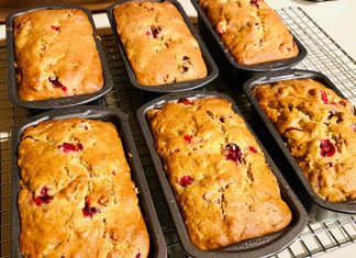 Cream Cheese Cranberry Loaf
