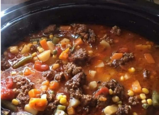 Hearty Crock Pot Cowboy Soup