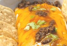 Beef and Cheese Mexican Sanchiladas