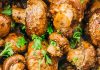 ROASTED GARLIC MUSHROOMS!!!