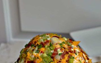 Savory Jalapeno Popper Cheese Ball Delight