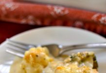Gourmet Cauliflower Au Gratin with Zesty Crumb Topping