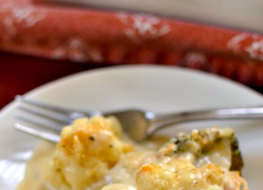 Gourmet Cauliflower Au Gratin with Zesty Crumb Topping