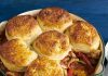 Savory Sausage-and-Pepper Biscuit Pot Pie