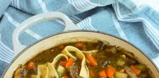 Savory Herb-Infused Beef Noodle Delight