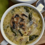 Creamy Alfredo Lasagna Soup