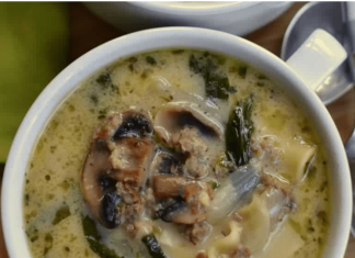 Creamy Alfredo Lasagna Soup