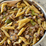 Philly Cheesesteak Pasta